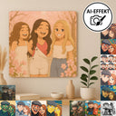 Echtglasbild mit eigenem Foto & KI Effekt gestalten – Brillante Farben - Sunnywall - Individualität trifft Design