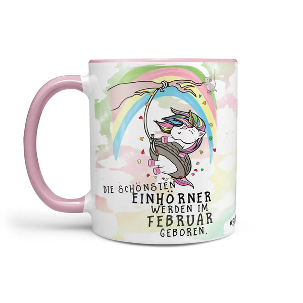 Einhorn Tasse Geburtstag Die schönsten Einhörner werden im Wunschmonat geboren - Sunnywall - Individualität trifft Design