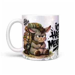 Esel Tasse „Ich hasse Menschen“ – Lustige Kaffeetasse - Sunnywall - Individualität trifft Design