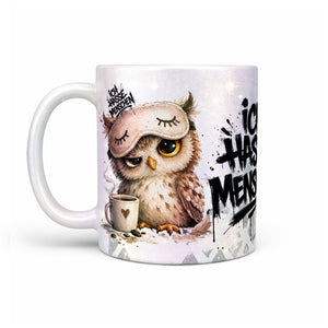 Eule Tasse „Ich hasse Menschen“ – Lustige Kaffeetasse - Sunnywall - Individualität trifft Design