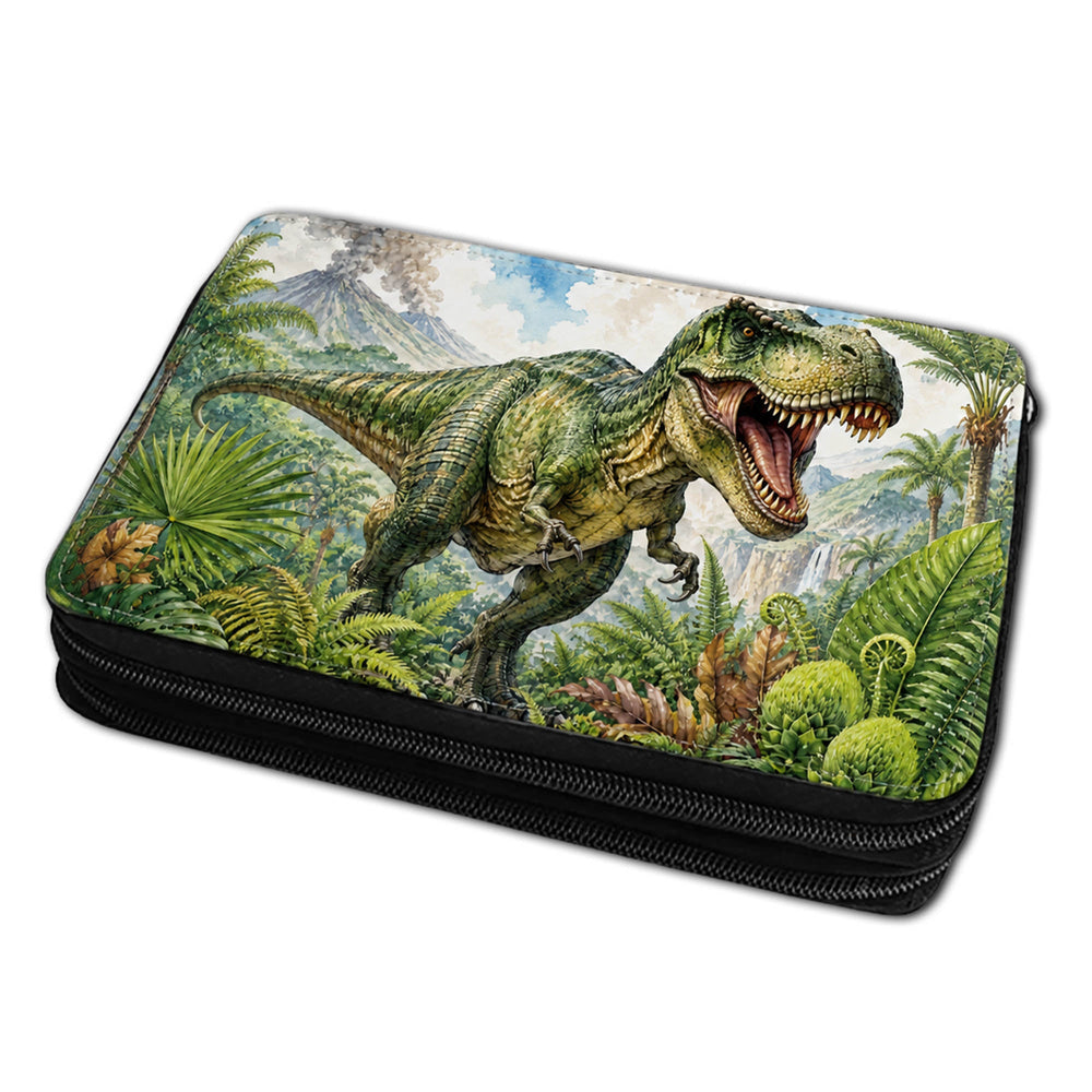 Federtasche T-Rex Dinosaurier – komplett gefülltes Mäppchen - Sunnywall - Individualität trifft Design
