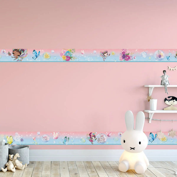 Fee Elfen Bordüre Wandbordüre für Mädchenzimmer aus Vliestapete - Sunnywall - Individualität trifft Design