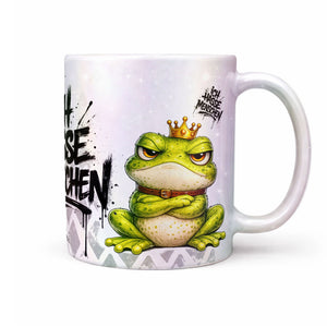 Frosch Tasse „Ich hasse Menschen“ – Lustige Kaffeetasse - Sunnywall - Individualität trifft Design