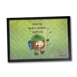 🎁 Fussmatte Abenteuer Kastanie Jeder Tag bringt ein neues Abenteuer (100% off) - Sunnywall - Individualität trifft Design