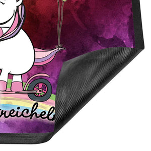 Fussmatte Einhorn Spruch Mir reichts ich geh mein Einhorn streicheln - Sunnywall - Individualität trifft Design