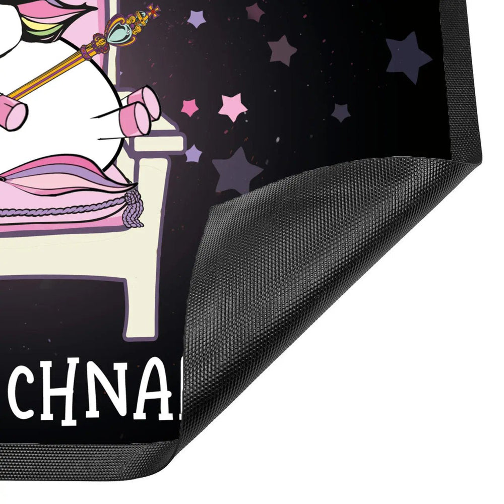 Fussmatte Einhorn Wunschname personalisiert - Sunnywall - Individualität trifft Design