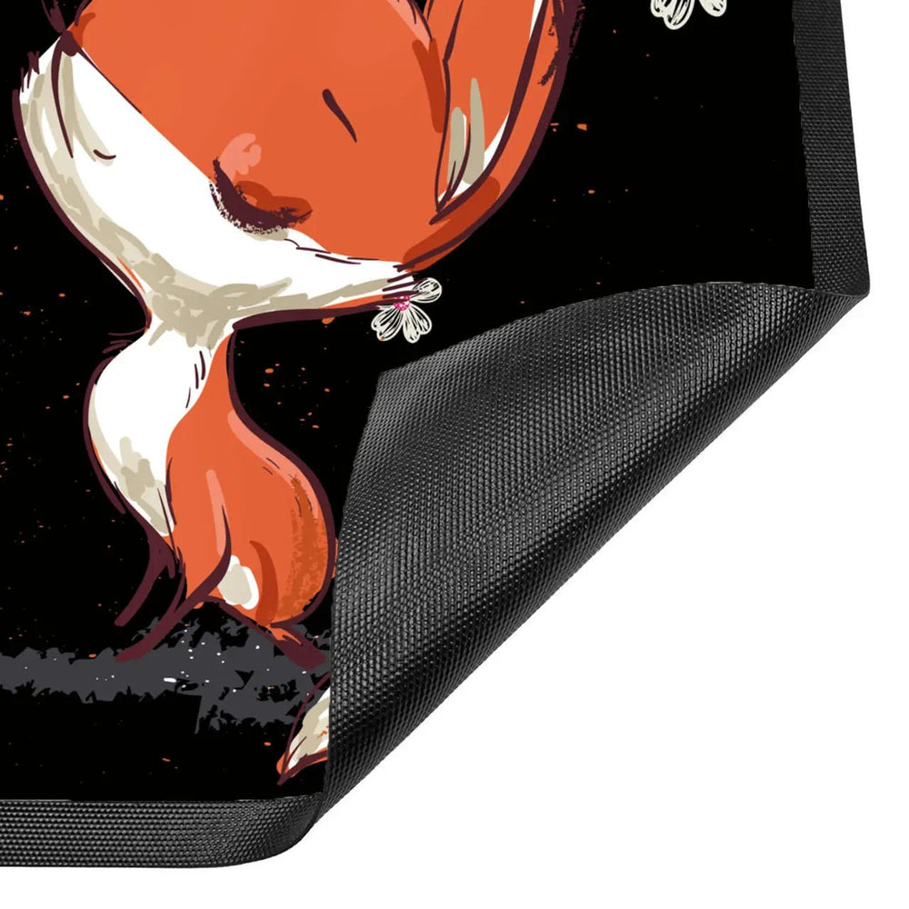 Fussmatte Fuchs Maus Willkommen bei Familie mit Wunschname personalisiert - Sunnywall - Individualität trifft Design