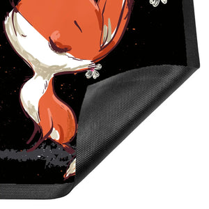 Fussmatte Fuchs Maus Willkommen bei Familie mit Wunschname personalisiert - Sunnywall - Individualität trifft Design