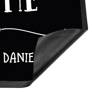 Fussmatte personalisiert mit Namen Herzdesign - Sunnywall - Individualität trifft Design