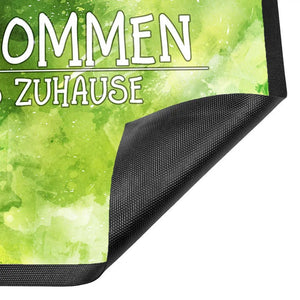 Fussmatte Willkommen Igel Willkommen bei uns Zuhause - Sunnywall - Individualität trifft Design
