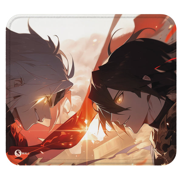 Gaming Mauspad XXL Anime Fight 90x40 | 80x30 | 45x40 cm PREMIUM-DICKE 4 MM - Sunnywall - Individualität trifft Design