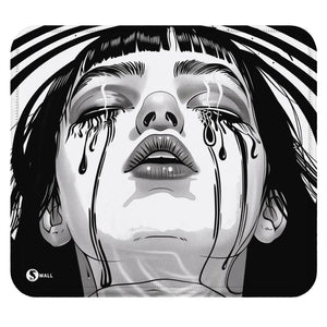🎁 Gaming Mauspad XXL Crying Girl Black n White 90x40 | 80x30 | 45x40 cm 4mm Premium (100% off) - Sunnywall - Individualität trifft Design