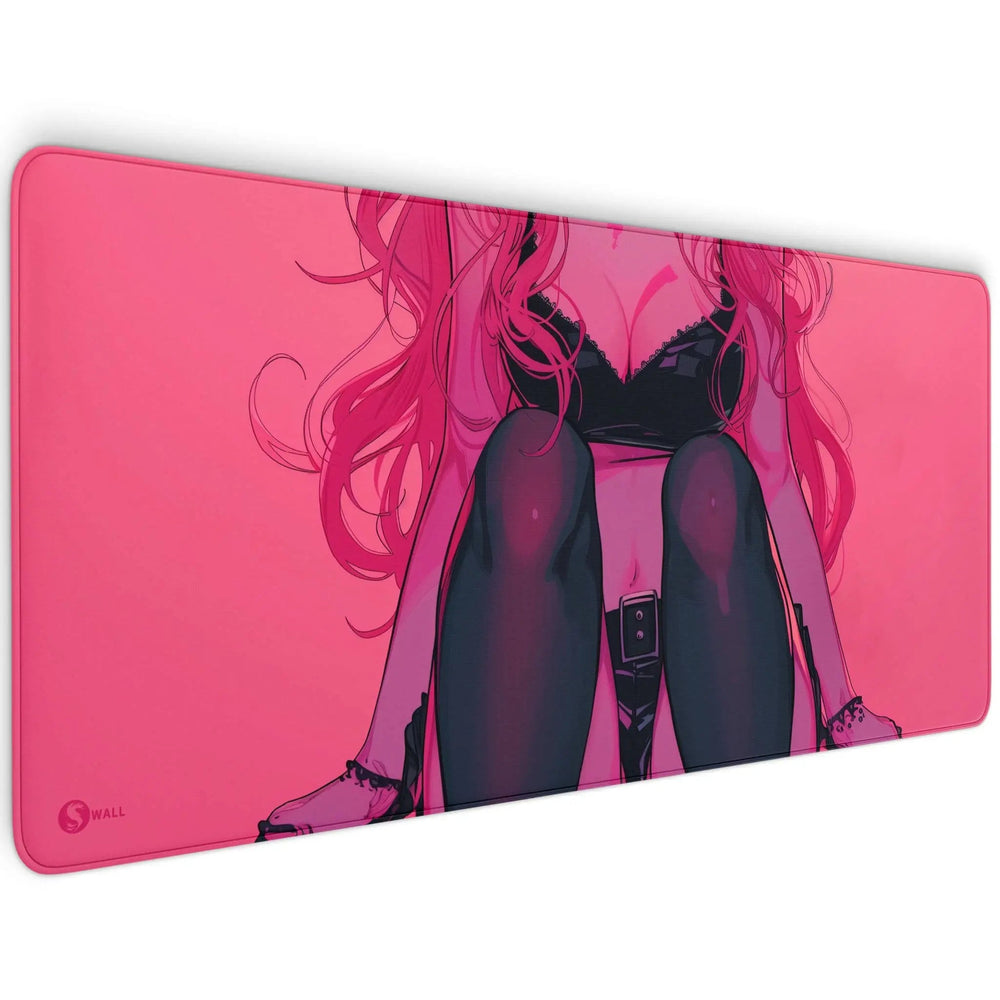 Gaming Mauspad XXL Cute Girl 90x40 cm oder 80x30 cm mit 4 mm Premium-Dicke - Sunnywall - Individualität trifft Design