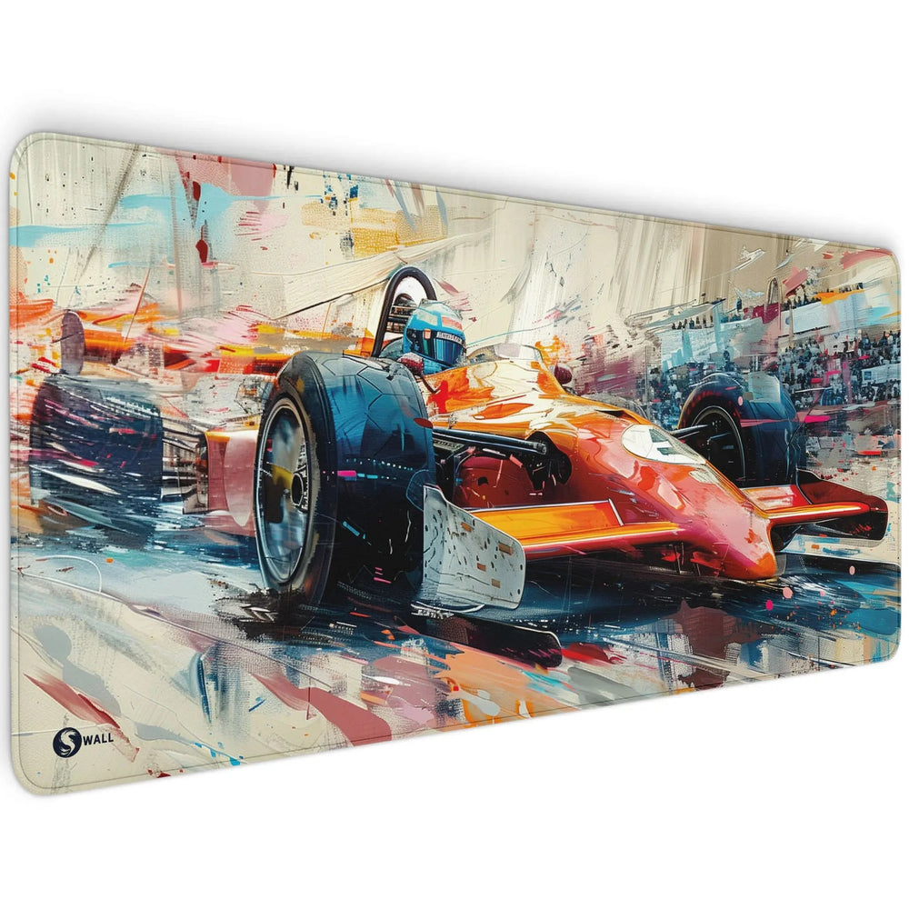 Gaming Mauspad XXL Formel 1 F1 Rennwagen 90x40 | 80x30 | 45x40 cm 4mm Premium - Sunnywall - Individualität trifft Design