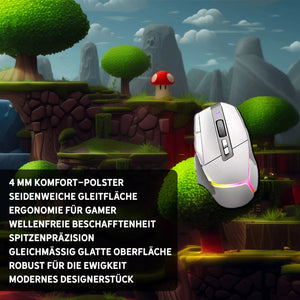 Gaming Mauspad XXL Game 2d World Jump´n Run 90x40 | 80x30 | 45x40 cm PREMIUM-DICKE 4 MM - Sunnywall - Individualität trifft Design