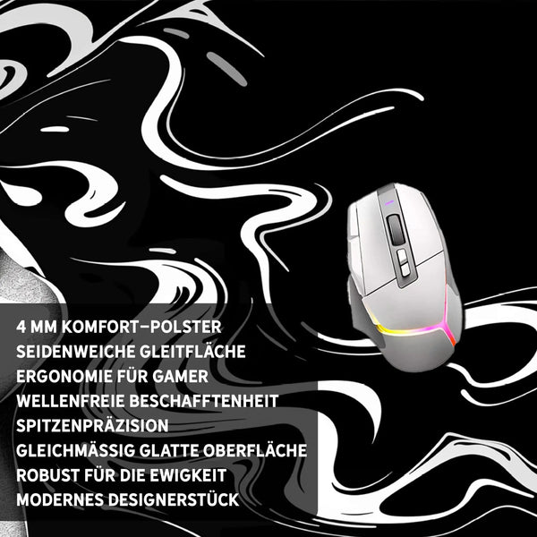 Gaming Mauspad XXL Ink Girl Premium 4mm dick - Sunnywall - Individualität trifft Design