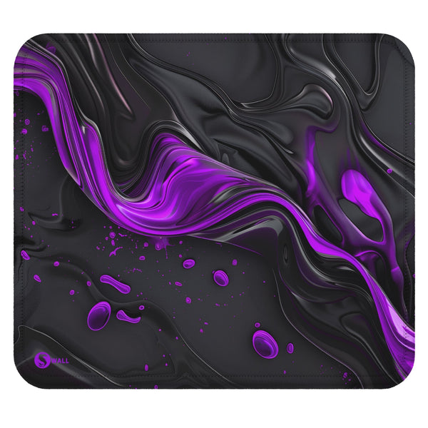 Gaming Mauspad XXL Liquid Stripe schwarz purpur 90x40 | 80x30 | 45x40 cm PREMIUM-DICKE 4 MM - Sunnywall - Individualität trifft Design