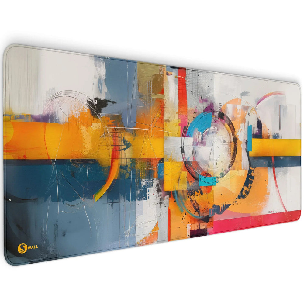 Gaming Mauspad XXL Modern Art Abstract 90x40 | 80x30 | 45x40 cm 4mm Premiumdicke - Sunnywall - Individualität trifft Design