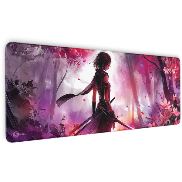 Gaming Mauspad XXL Sakura Blossom Blade 90x40 | 80x30 | 45x40 cm 4mm Premiumdicke - Sunnywall - Individualität trifft Design