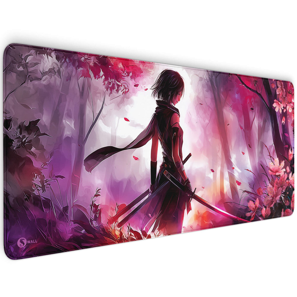 Gaming Mauspad XXL Sakura Blossom Blade 90x40 | 80x30 | 45x40 cm 4mm Premiumdicke - Sunnywall - Individualität trifft Design