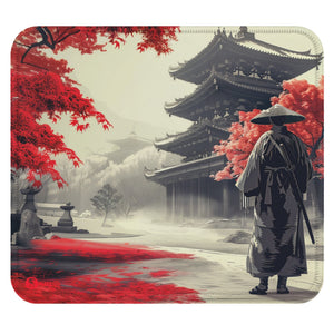 Gaming Mauspad XXL Samurai Ronan Red 90x40 | 80x30 | 45x40 cm 4 mm Premiumdicke - Sunnywall - Individualität trifft Design