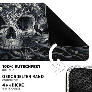 Gaming Mauspad XXL Skull Tree 90x40 | 80x30 | 45x40 cm 4mm Premium Dicke - Sunnywall - Individualität trifft Design