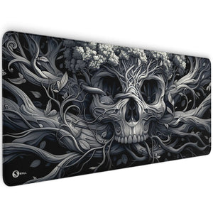 Gaming Mauspad XXL Skull Tree 90x40 | 80x30 | 45x40 cm 4mm Premium Dicke - Sunnywall - Individualität trifft Design