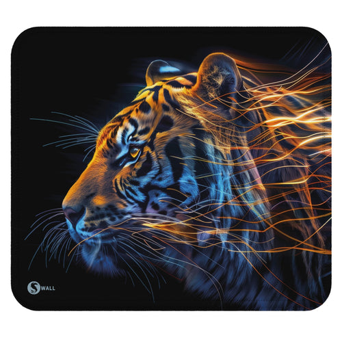 Gaming Mauspad XXL Tiger Data 90x40 | 80x30 | 45x40 cm 4mm Premiumdicke - Sunnywall - Individualität trifft Design