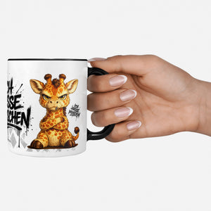 Giraffe Tasse „Ich hasse Menschen“ – Lustige Kaffeetasse - Sunnywall - Individualität trifft Design