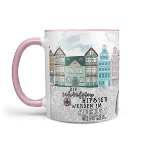 Hipster Tasse Geburtstag Die schärfsten Hipster werden im Wunschmonat geboren - Sunnywall - Individualität trifft Design