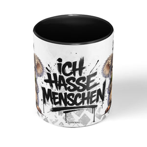 Koala Tasse „Ich hasse Menschen“ – Lustige Kaffeetasse - Sunnywall - Individualität trifft Design