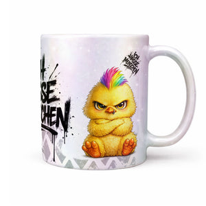 Küken Tasse „Ich hasse Menschen“ – Lustige Kaffeetasse - Sunnywall - Individualität trifft Design