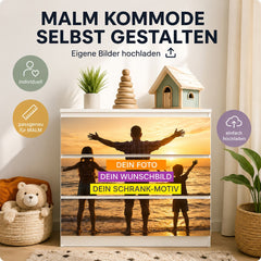 Möbelfolie für Ikea Malm DIY – gestalte selbst dein Design mit Foto, Grafik oder Kunstwerk - Sunnywall - Individualität trifft Design
