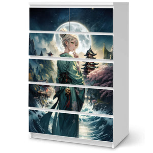 Möbelfolie IKEA MALM Anime – Tsukigami Mondgöttin bei Vollmond - Sunnywall - Individualität trifft Design