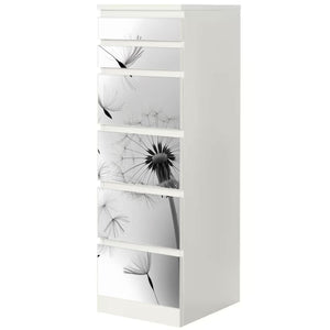 Möbelfolie IKEA Malm Pusteblume – helles Design mit Leichtigkeit & Eleganz - Sunnywall - Individualität trifft Design