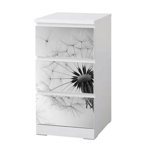Möbelfolie IKEA Malm Pusteblume – helles Design mit Leichtigkeit & Eleganz - Sunnywall - Individualität trifft Design