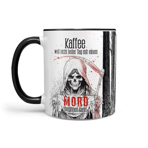 Mord Tasse – Humorvolle Kaffeetasse für Krimi-Fans & Morgenmuffel - Sunnywall - Individualität trifft Design