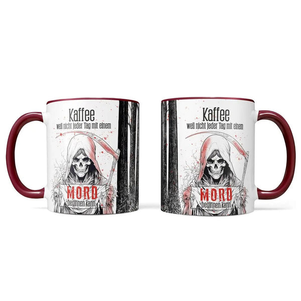 Mord Tasse – Humorvolle Kaffeetasse für Krimi-Fans & Morgenmuffel - Sunnywall - Individualität trifft Design