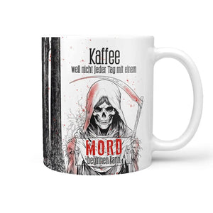 Mord Tasse – Humorvolle Kaffeetasse für Krimi-Fans & Morgenmuffel - Sunnywall - Individualität trifft Design