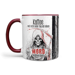 Mord Tasse – Humorvolle Kaffeetasse für Krimi-Fans & Morgenmuffel - Sunnywall - Individualität trifft Design