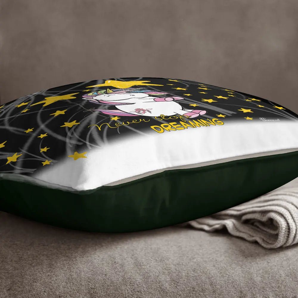 Never stop dreaming stars Einhorn unicorn Kissen pillow Sunnywall® - Sunnywall - Individualität trifft Design
