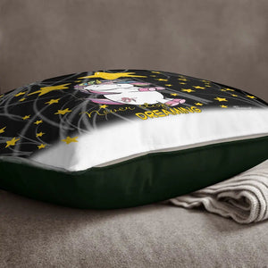 Never stop dreaming stars Einhorn unicorn Kissen pillow Sunnywall® - Sunnywall - Individualität trifft Design