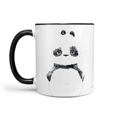 Panda Tasse mit minimalistischem Aquarell-Motiv - Sunnywall - Individualität trifft Design