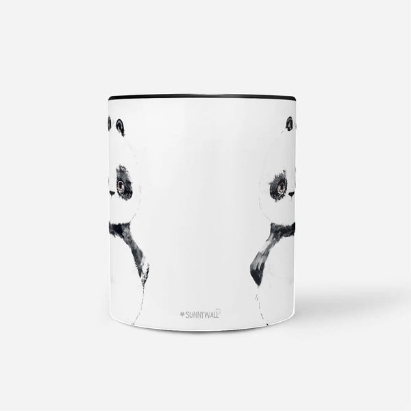 Panda Tasse mit minimalistischem Aquarell-Motiv - Sunnywall - Individualität trifft Design