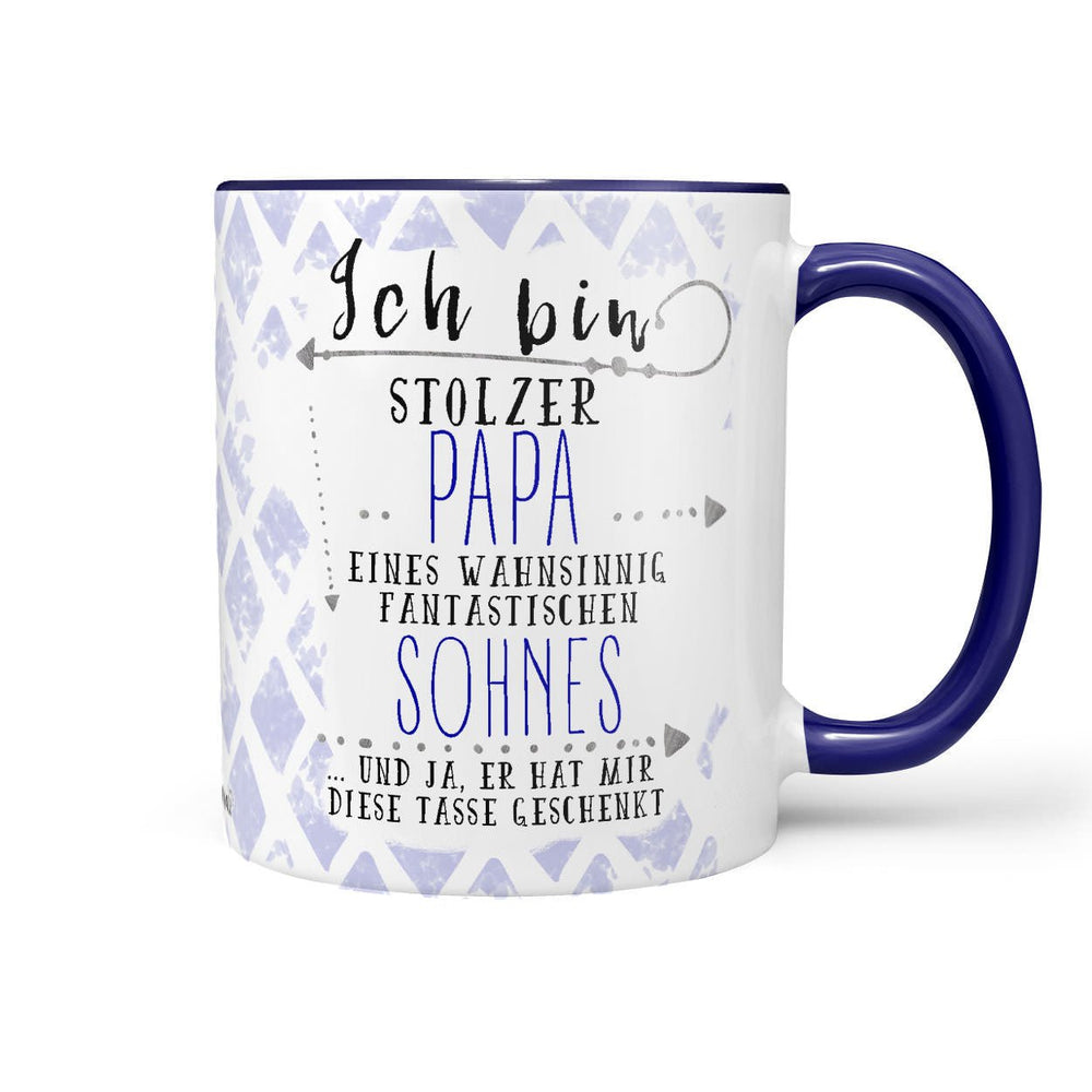 Papa Tasse Ich bin stolzer Papa eines fantastischen Sohnes - Sunnywall - Individualität trifft Design