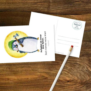 Postkarte Motivation – Aufgeben ist niemals meine Wahl - Sunnywall - Individualität trifft Design
