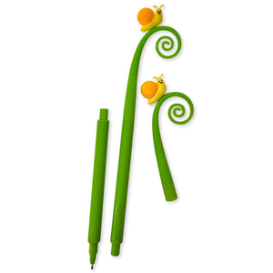 Schnecke Gelstift - verspielter Wackel-Schreibstift mit flexiblem Stiftende - Sunnywall - Individualität trifft Design