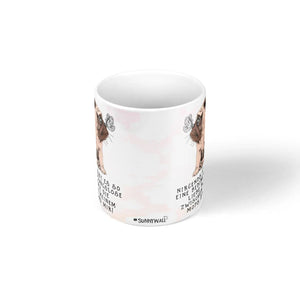 Spruch Tasse Mops Liebe bedingungslos Mops und ich weiß - Sunnywall - Individualität trifft Design