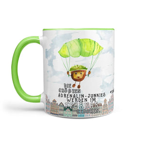 Tasse Adrenalinjunkie Geburtstag Die größten Adrenalinjunkies werden im Wunschmonat geboren - Sunnywall - Individualität trifft Design