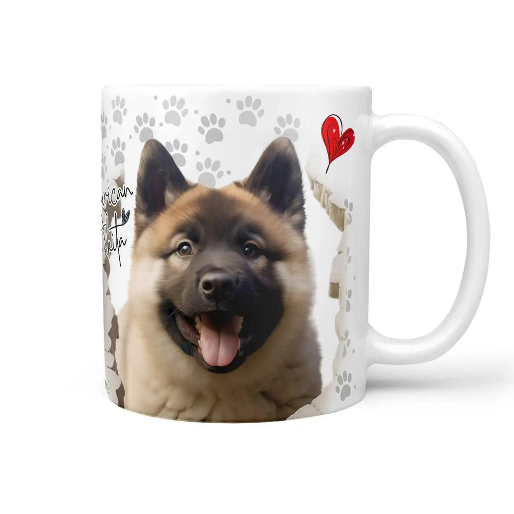 Tasse American Akita Majestätisch Loyal - Hunderassen Kollektion - Sunnywall - Individualität trifft Design